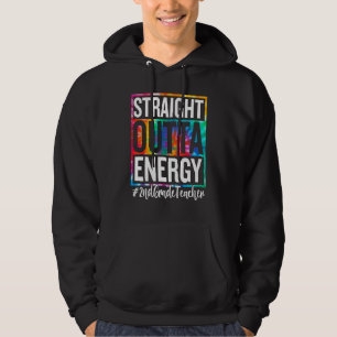 2nd Grade Teacher Straight Outta Energy Teacher Li Hoodie