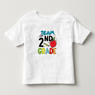 2nd Grade Team 2nd Grade Squad Teacher Gifts Toddler T-shirt