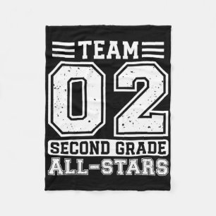 2nd Grade Team Second Grade Back To School  Fleece Blanket