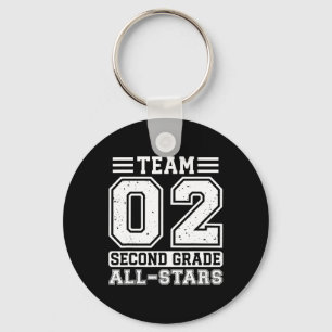 2nd Grade Team Second Grade Back To School Keychain