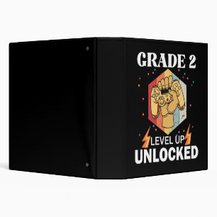 2nd Grade Unlocked Level Up Back To School First Binder
