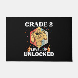 2nd Grade Unlocked Level Up Back To School First Doormat