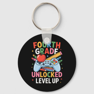 2nd Grade Unlocked Level Up Gamer Kids Boys Ck To Keychain