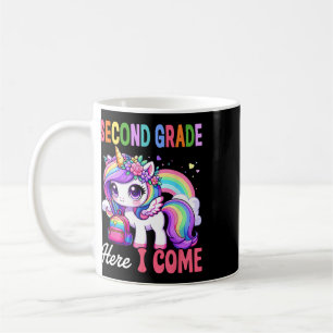 2nd Grade Vibes Girls Retro Smile Teacher Team Sec Coffee Mug