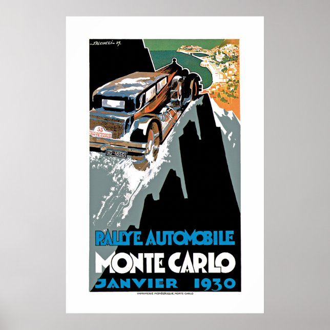 2nd Grand Prix Automobile de Monte Carlo Poster (Front)
