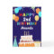 2nd Happy Birthday Colorful Balloon Cake Navy Blue