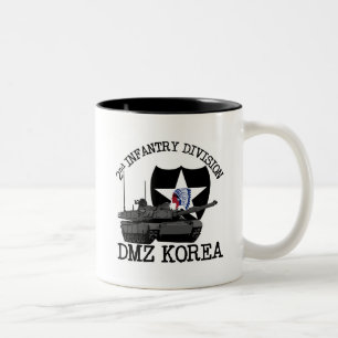 2nd ID DMZ Korea Vet Two-Tone Coffee Mug