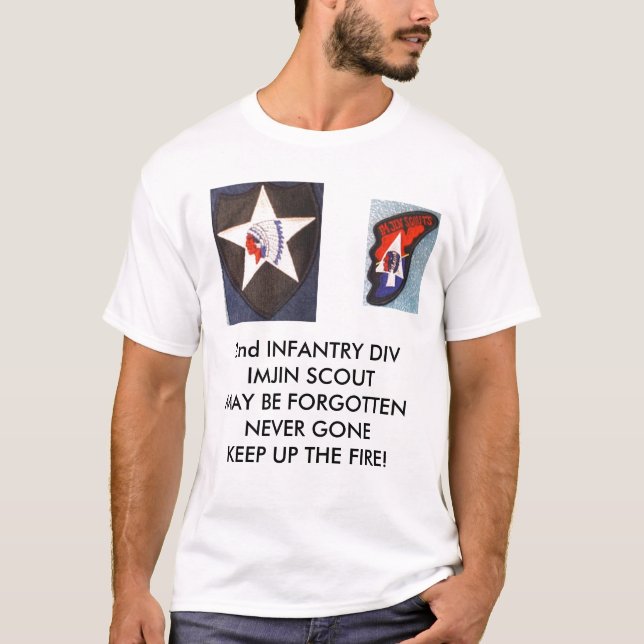 2nd Inf Div 001, 2nd Inf Div 002, 2nd INFANTRY ... T-Shirt (Front)