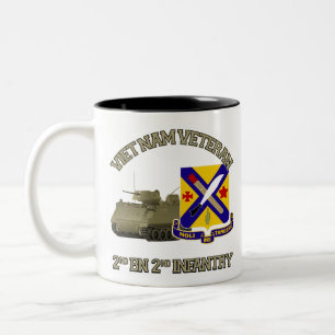 2nd Inf Reg - Vietnam Two-Tone Coffee Mug