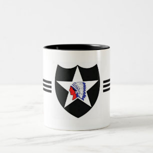 2nd Infantry Div. - Army Two-Tone Coffee Mug