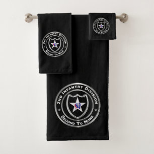2nd Infantry Division Bath Towel Set