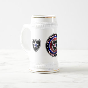2nd Infantry Division Beer Stein