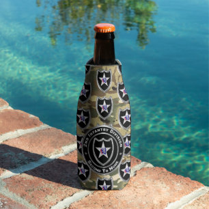 2nd Infantry Division Bottle Cooler