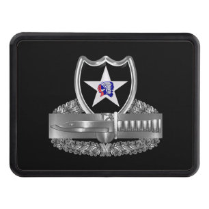 2nd Infantry Division “Combat Action Badge” Trailer Hitch Cover