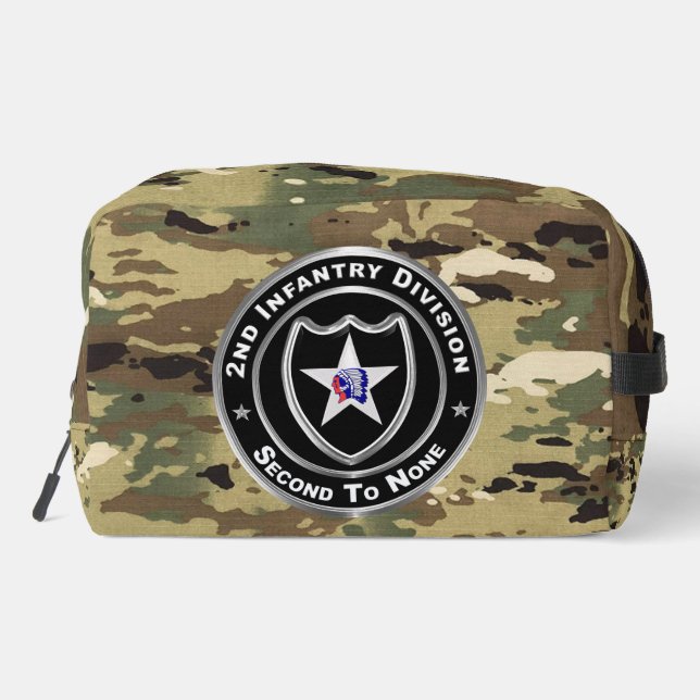 2nd Infantry Division  Dopp Kit (Back)