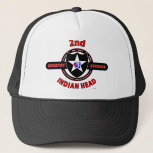 2ND INFANTRY DIVISION "INDIAN HEAD" TRUCKER HAT