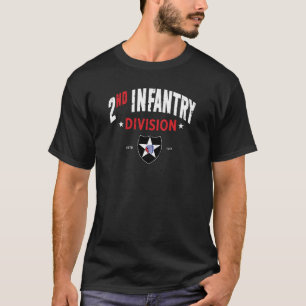 2nd Infantry Division "Indianhead" Distressed T-Shirt
