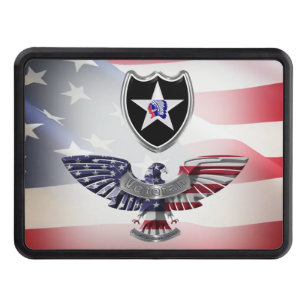 2nd Infantry Division “Indianhead Division” Hitch Trailer Hitch Cover