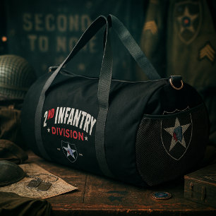 2nd Infantry Division "Indianhead" Personalized Duffle Bag
