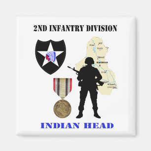 2nd Infantry Division Iraq War Vet Magnet