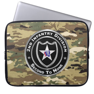2nd Infantry Division Laptop Sleeve