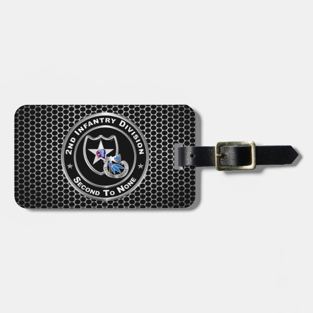 2nd Infantry Division   Luggage Tag (Front Horizontal)
