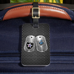 2nd Infantry Division Luggage Tag