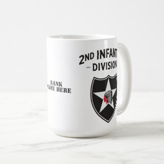 2nd Infantry Division Patch Custom Coffee Mug