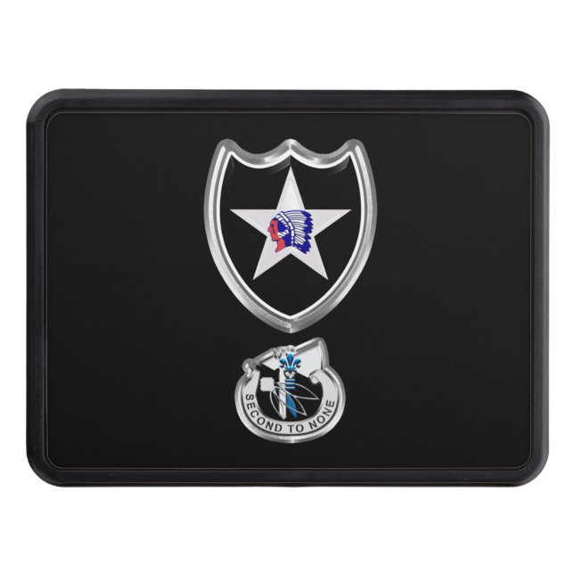 2nd Infantry Division Patch Hitch Cover (Front)