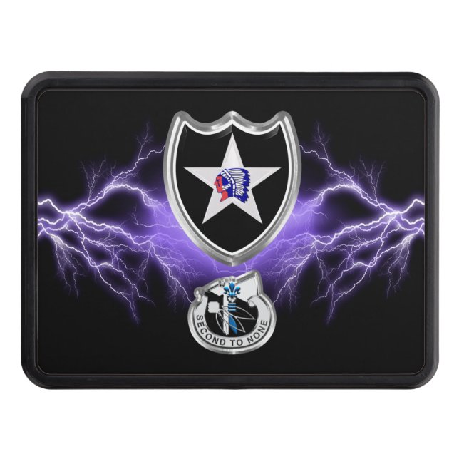2nd Infantry Division Patch Hitch Cover (Front)