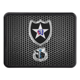 2nd Infantry Division Patch Hitch Cover