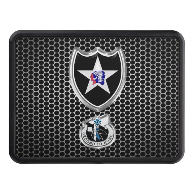 2nd Infantry Division Patch Hitch Cover (Front)