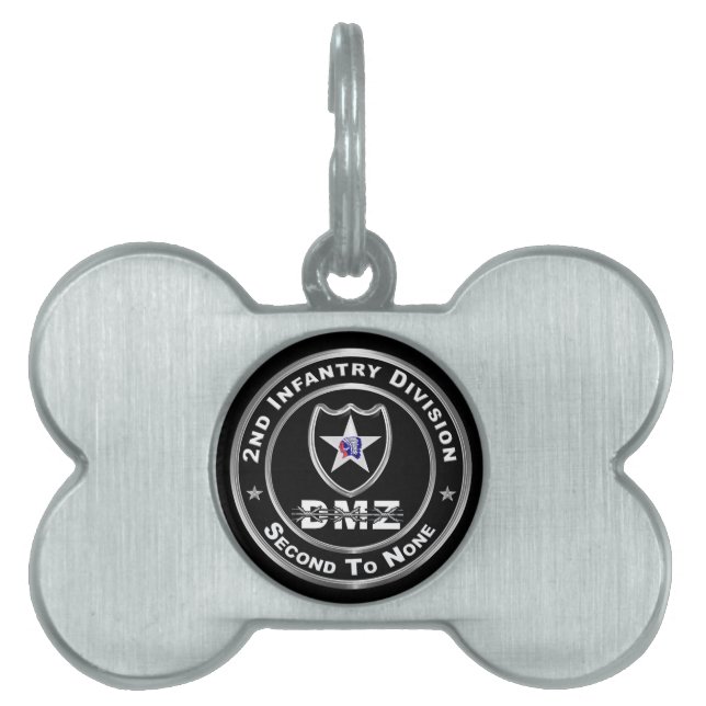 2nd Infantry Division  Pet ID Tag (Front)