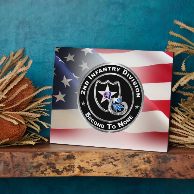 2nd Infantry Division   Plaque (Side)