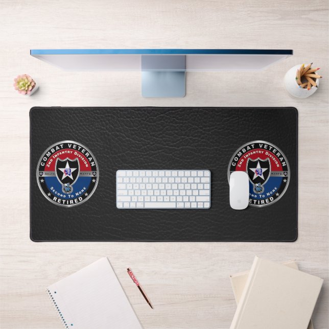 2nd Infantry Division Retired Desk Mat (Office 1)
