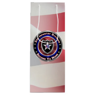 2nd Infantry Division “Second To None” Wine Gift Bag