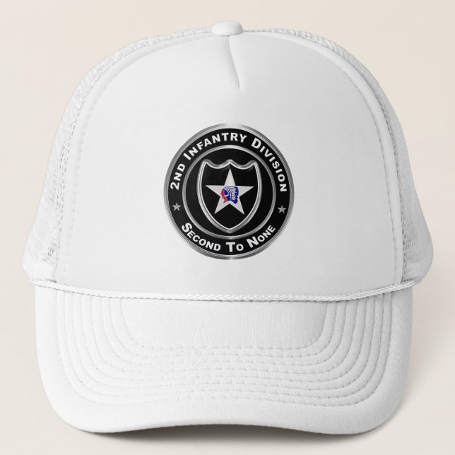 2nd Infantry Division  Trucker Hat (Front)
