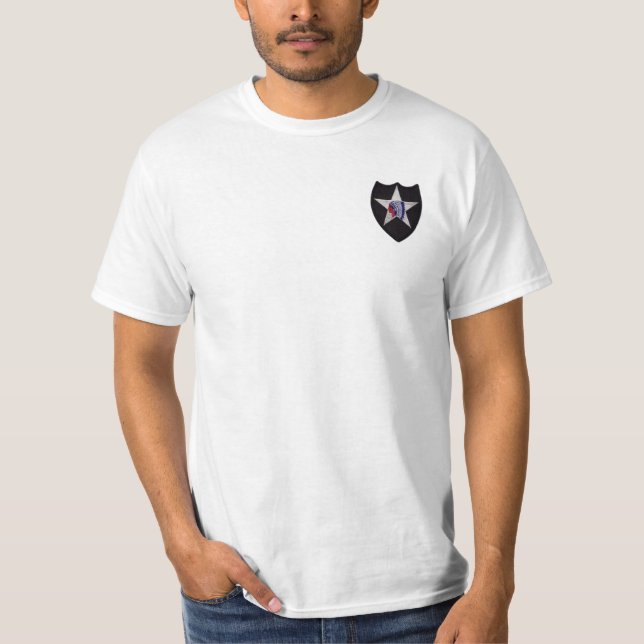 2nd infantry division vets patch t shirt (Front)