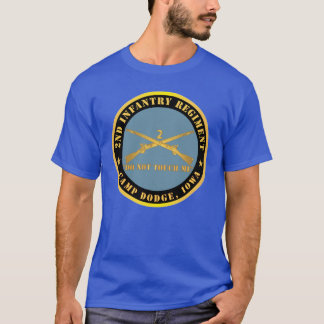 2nd Infantry Regiment Branch Do Not Touch Me Camp  T-Shirt