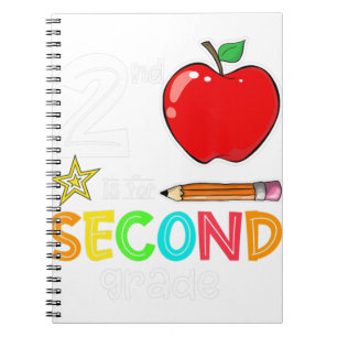2nd Is For 2nd Grade Teacher Student Back To Schoo Notebook