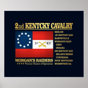 2nd Kentucky Cavalry (BA2) Poster