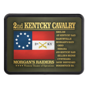 2nd Kentucky Cavalry (BA2) Trailer Hitch Cover