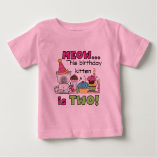 2nd Kitten Birthday Tshirts and Gifts
