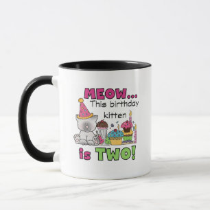 2nd Kitten Birthday Tshirts and Gifts Mug