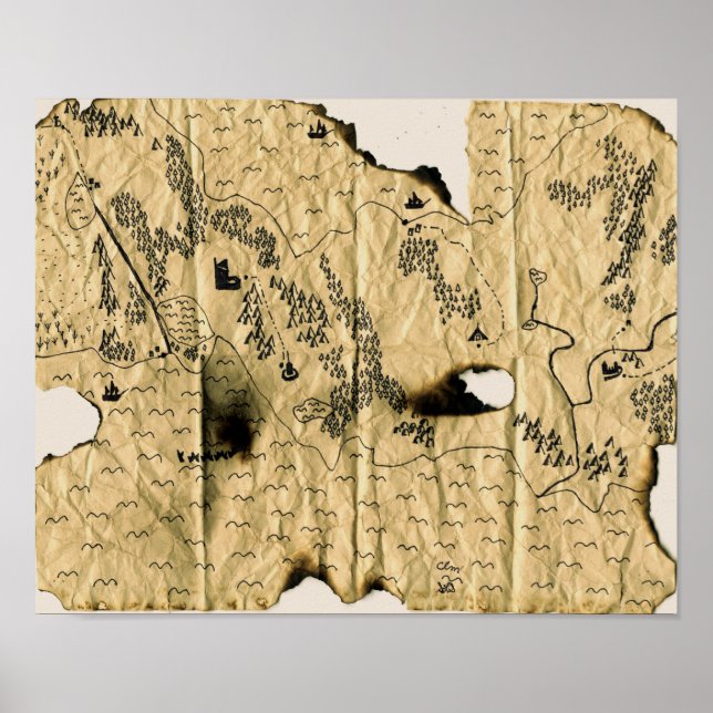 2nd Map of the Forgotten Realm Poster (Front)