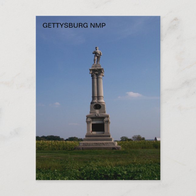 2ND MICHIGAN CALVARY BRIGADE POSTCARD (Front)