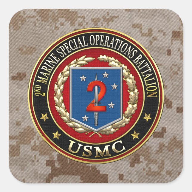 2nd MSOB [3D] Square Sticker (Front)