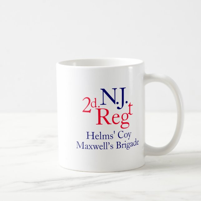 2nd New Jersey Regiment  Coffee Mug (Right)