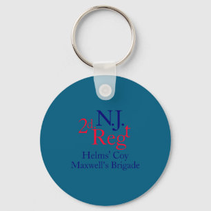 2nd New Jersey Regiment  Keychain