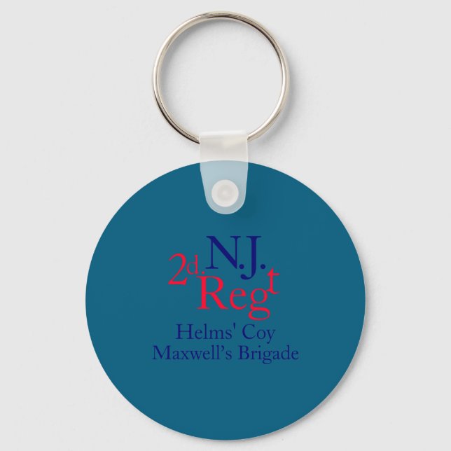 2nd New Jersey Regiment  Keychain (Front)